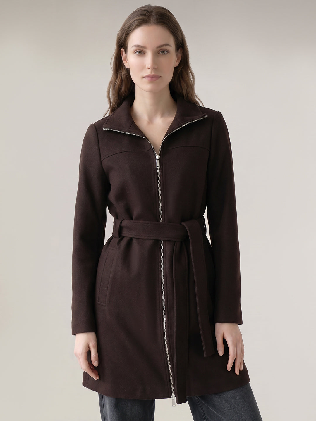 Dark Brown Long Coat