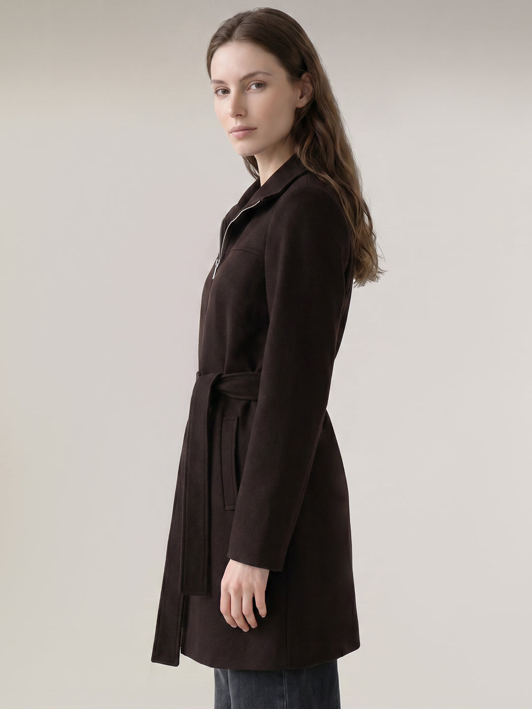 Dark Brown Long Coat