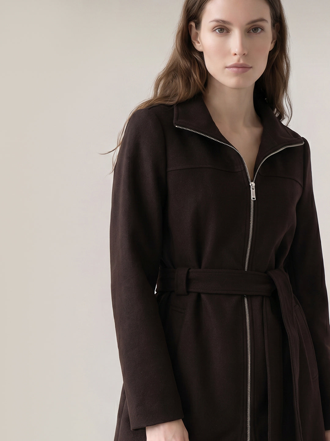 Dark Brown Long Coat