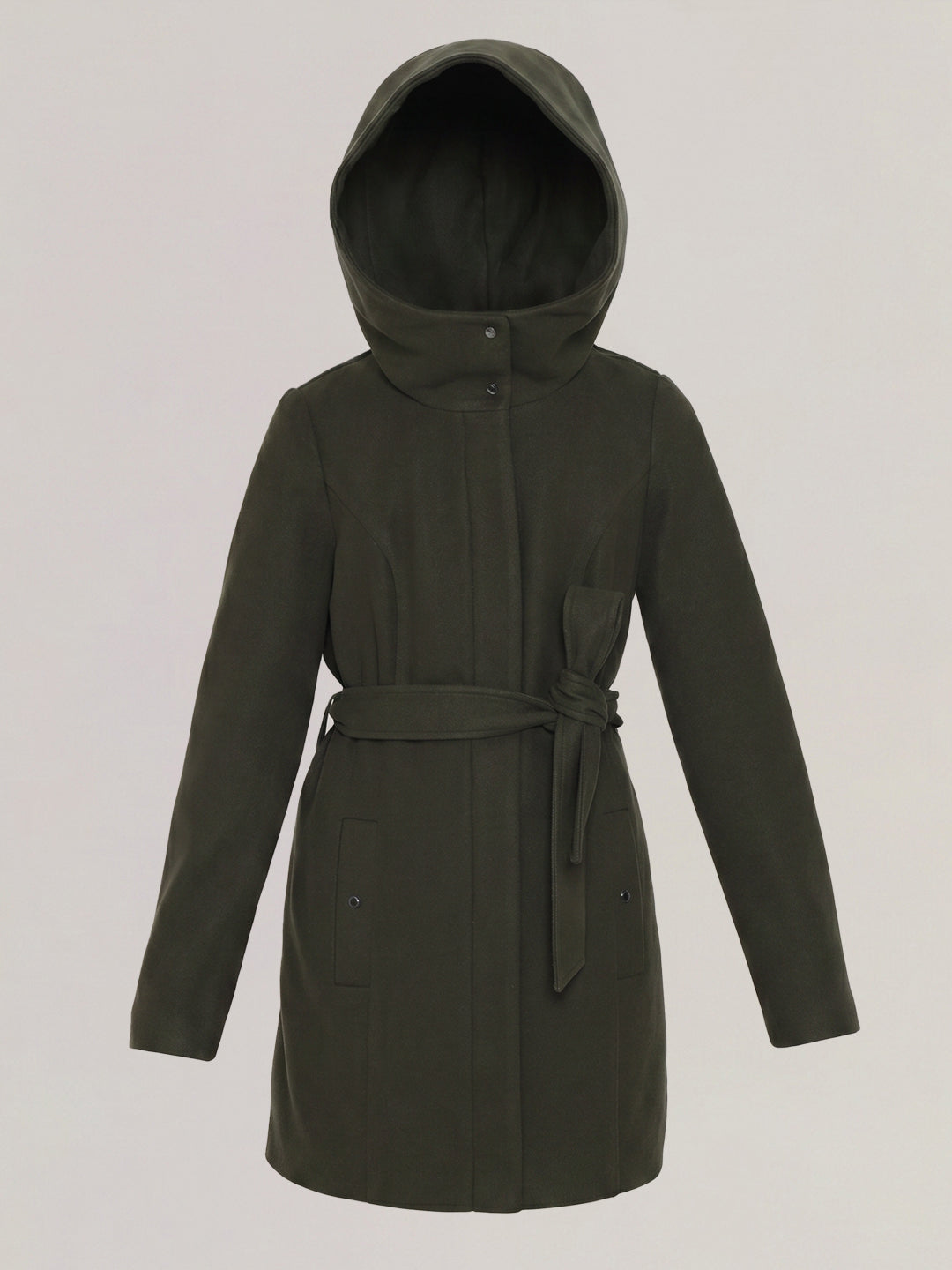 Dark Green Hooded Jacket