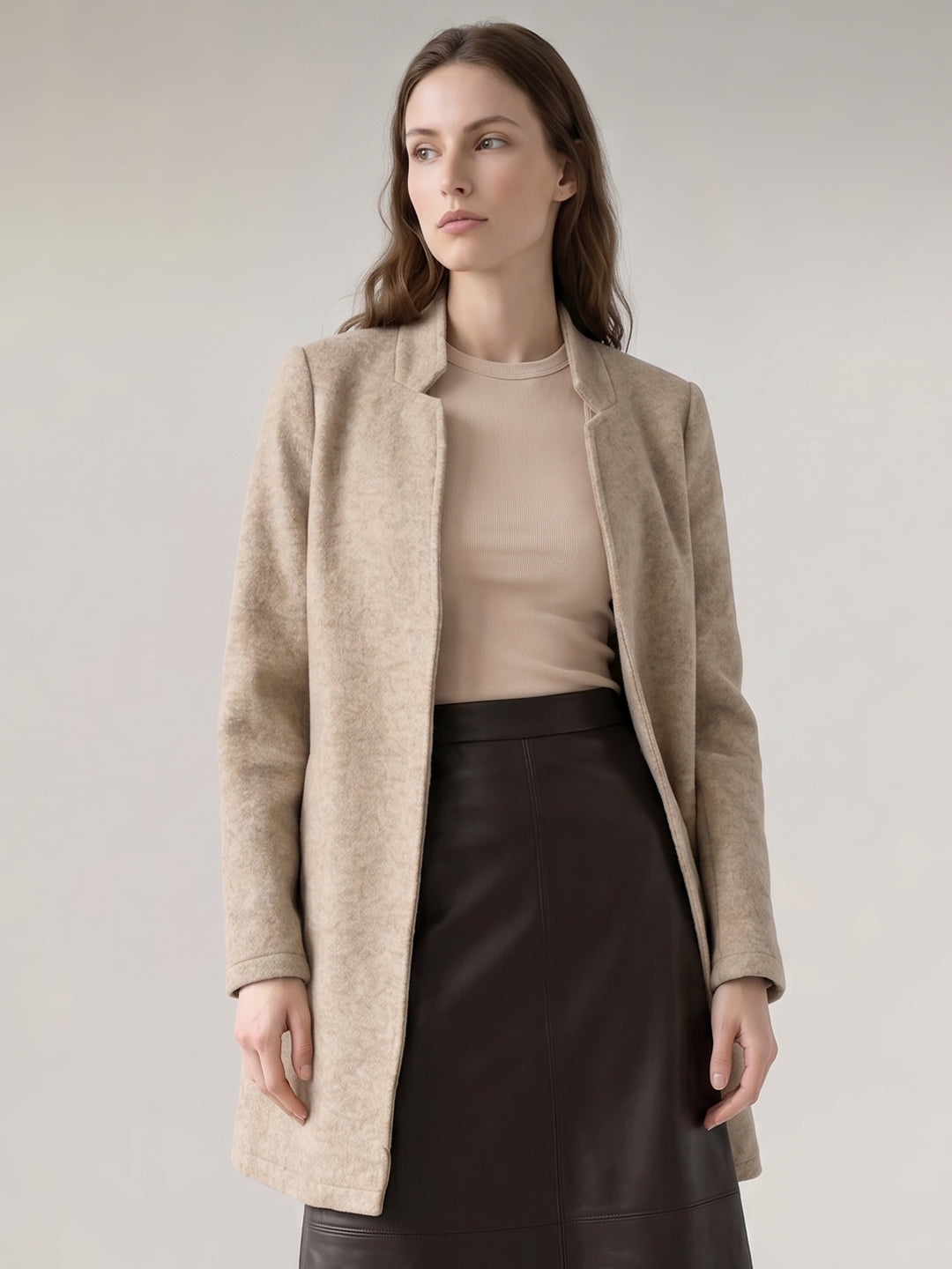 Beige Long Coat