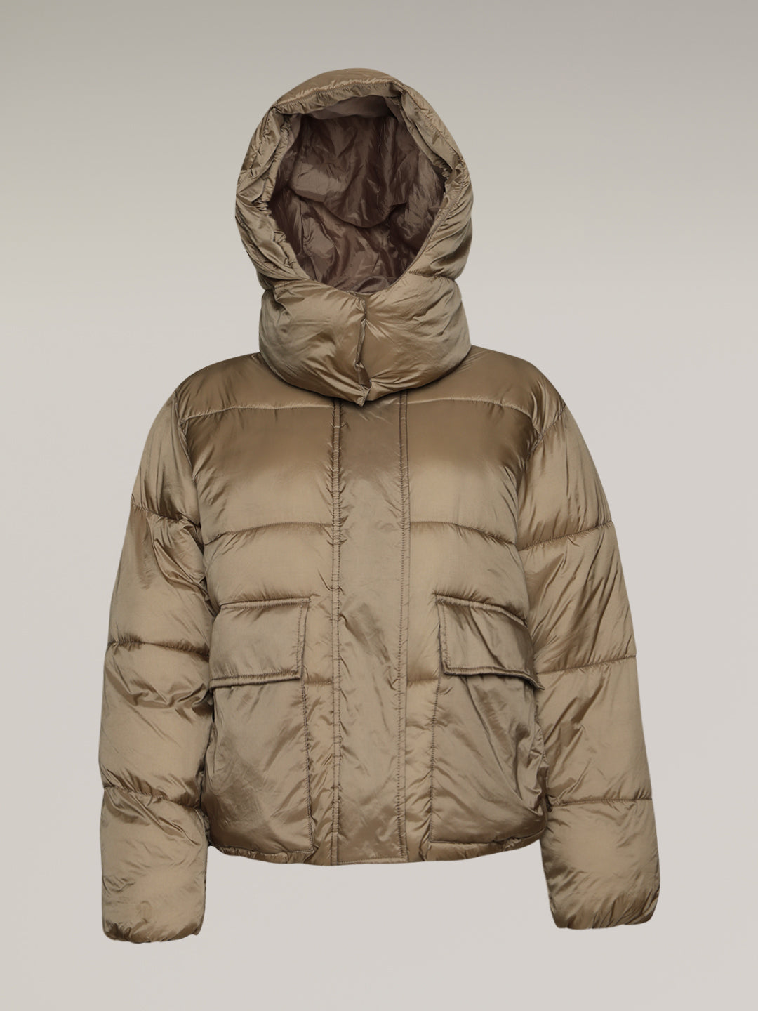 Short Hooded Puffer Jacket