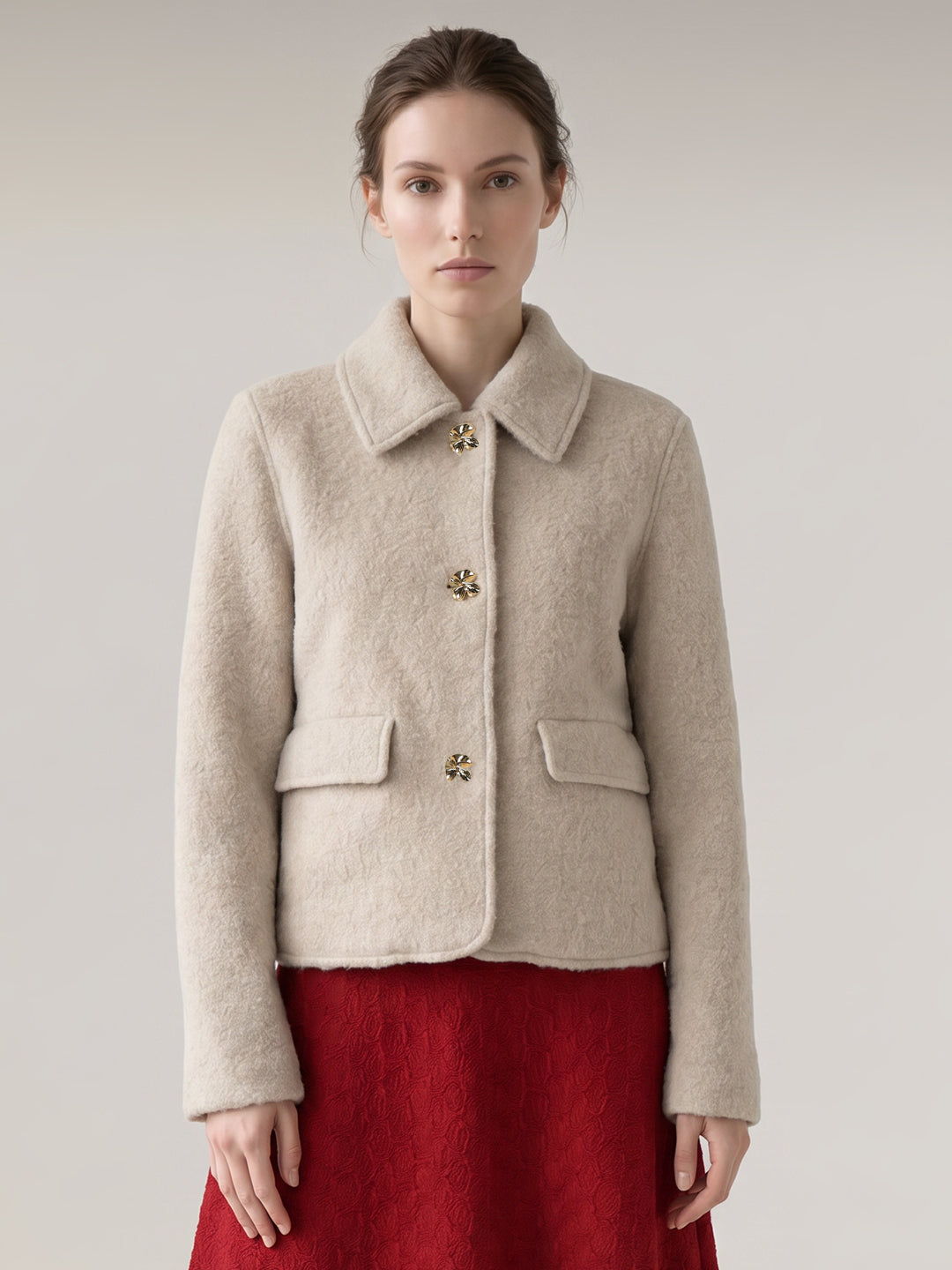 Beige Short Jacket