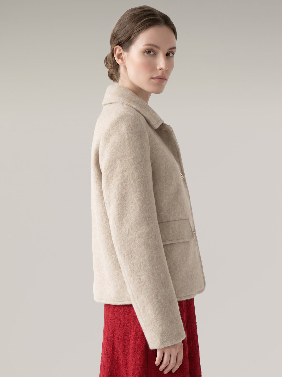 Beige Short Jacket