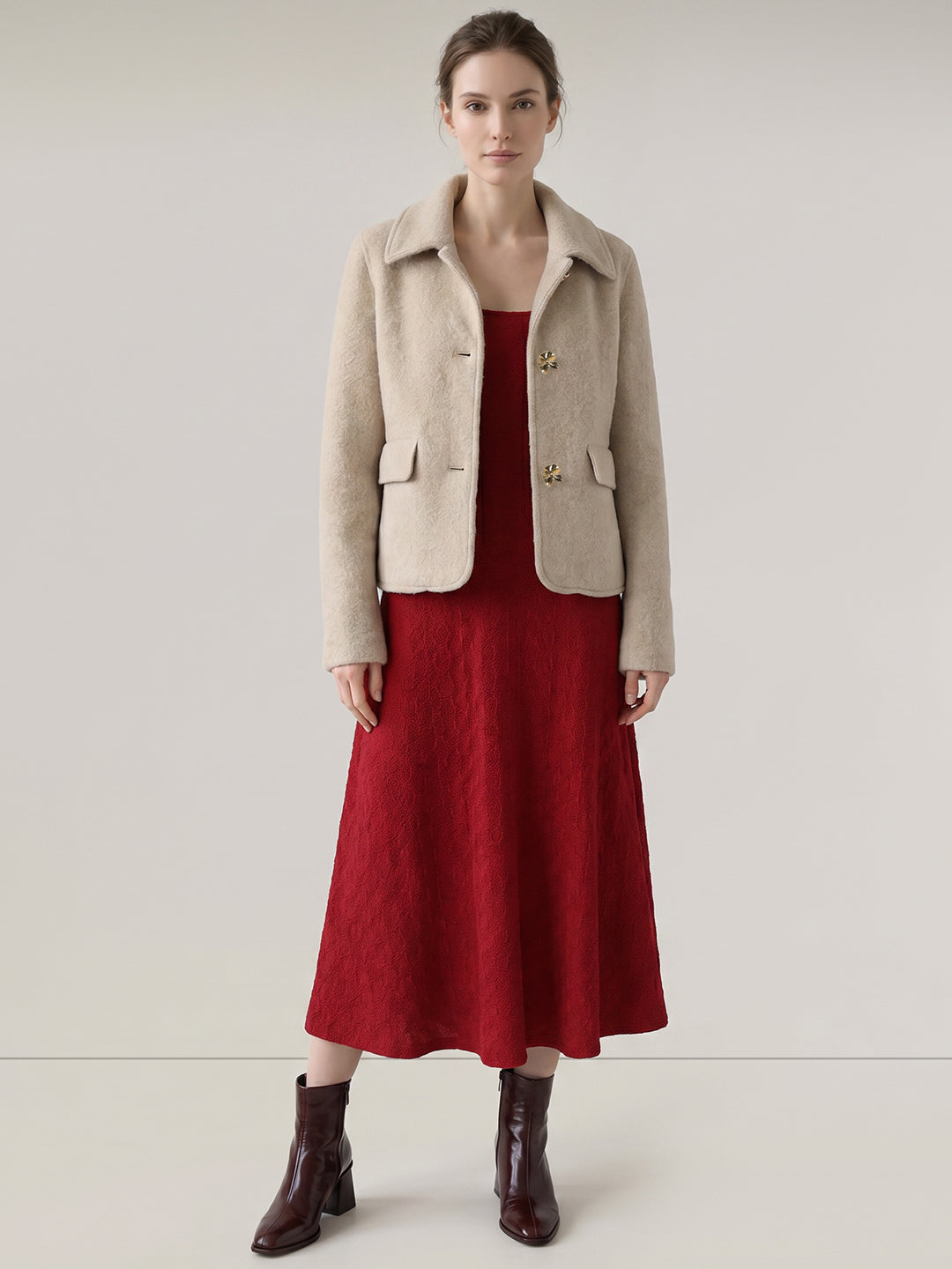 Beige Short Jacket