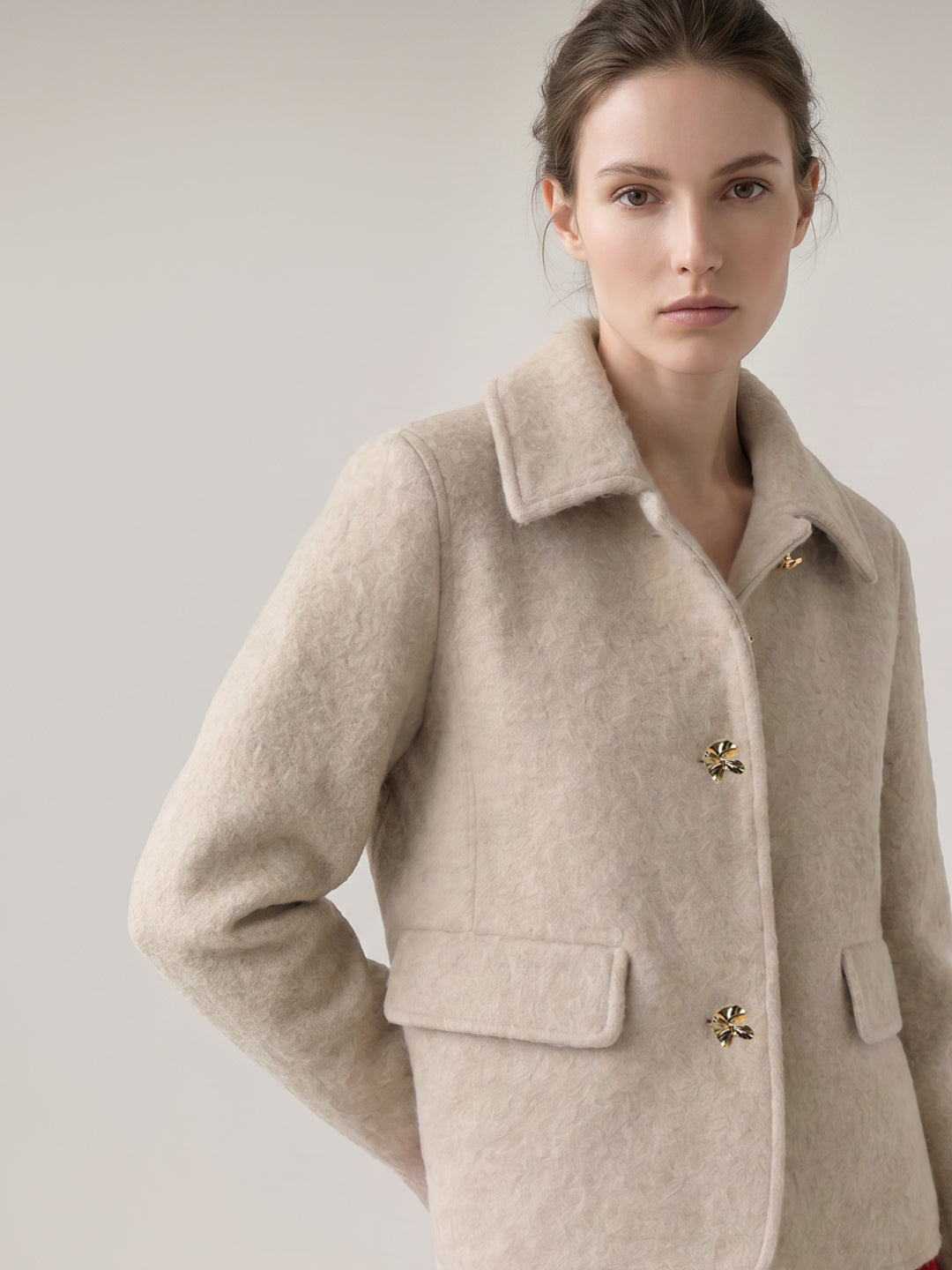 Beige Short Jacket