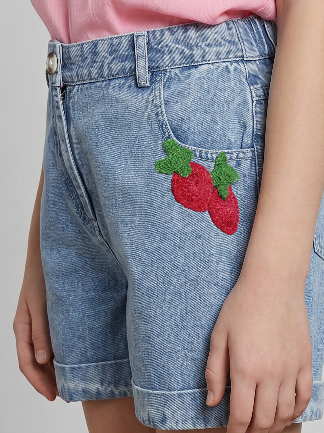 GIRLS Blue Denim Shorts