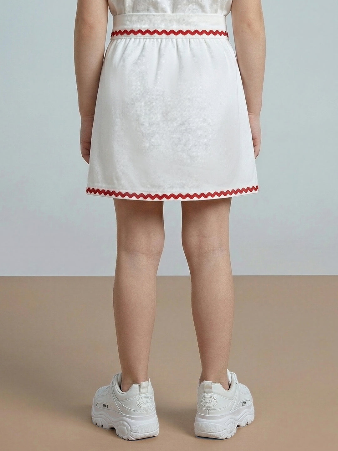 GIRLS Embroidered Cropped Skirt
