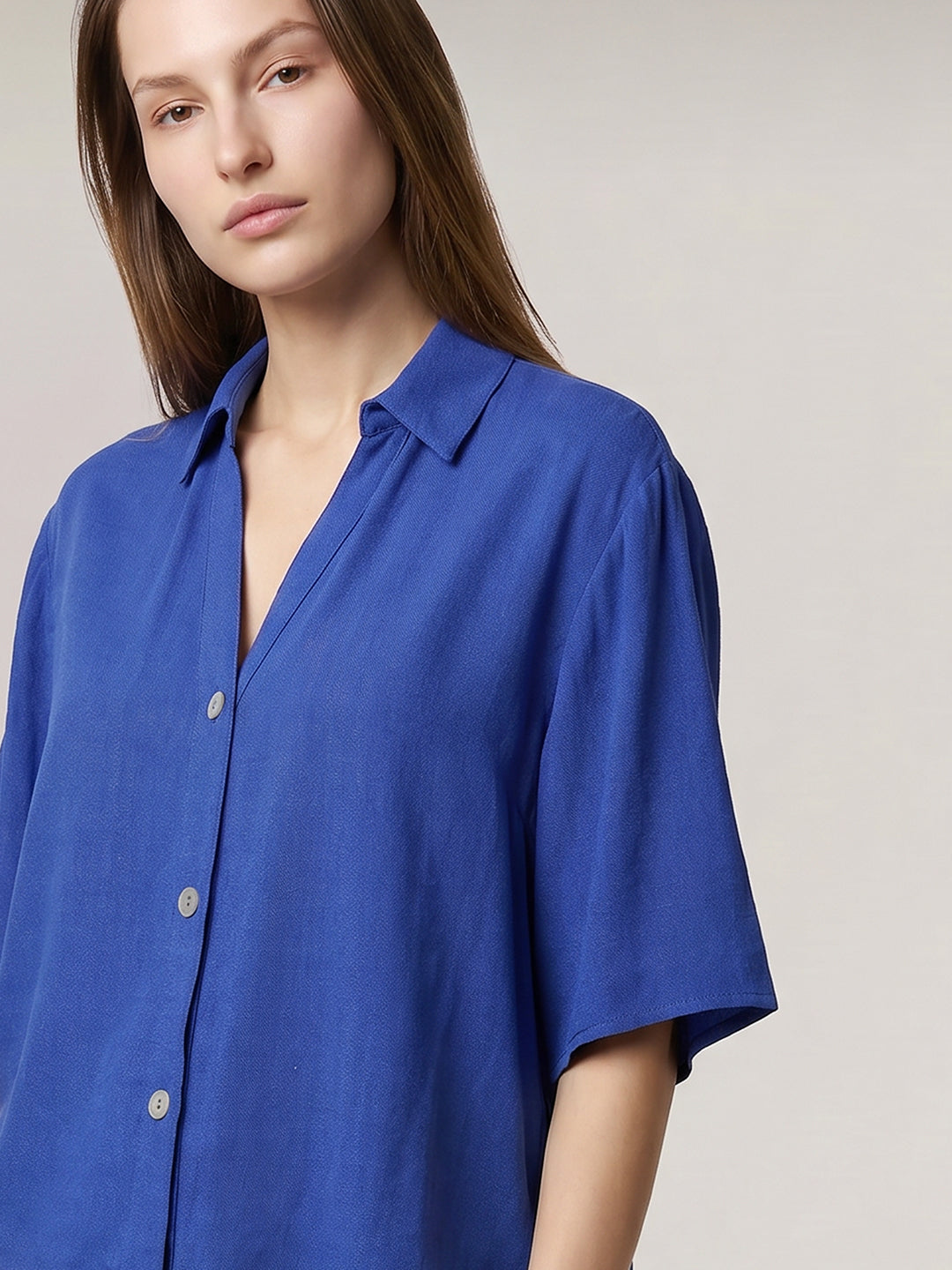Dark Blue Regular Fit Shirt