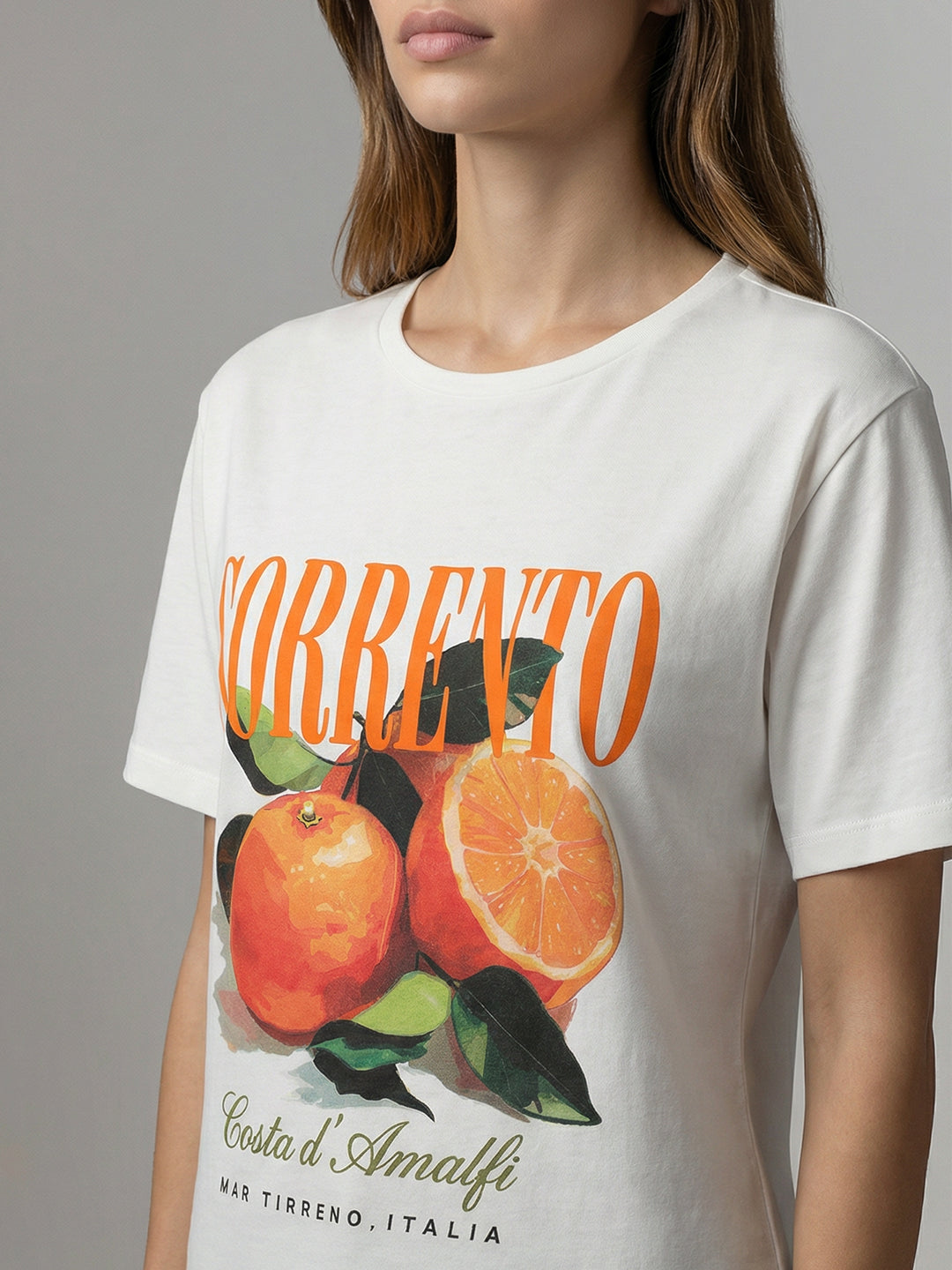 White Printed T-shirt