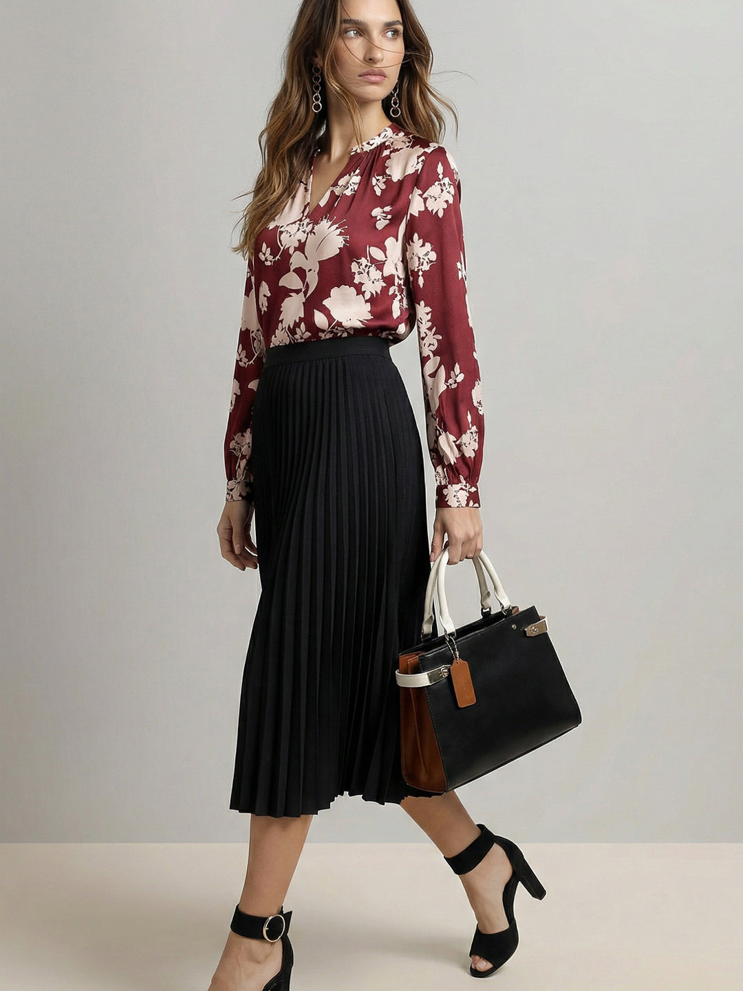Maroon Printed Shirt