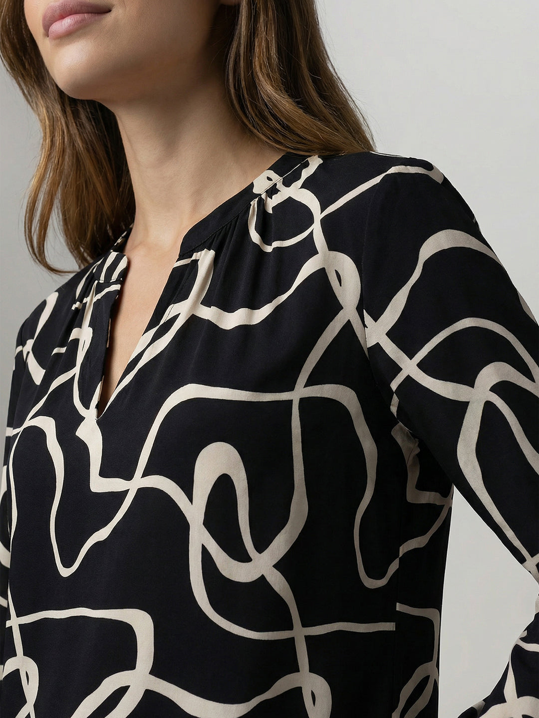 Black Printed Shirt