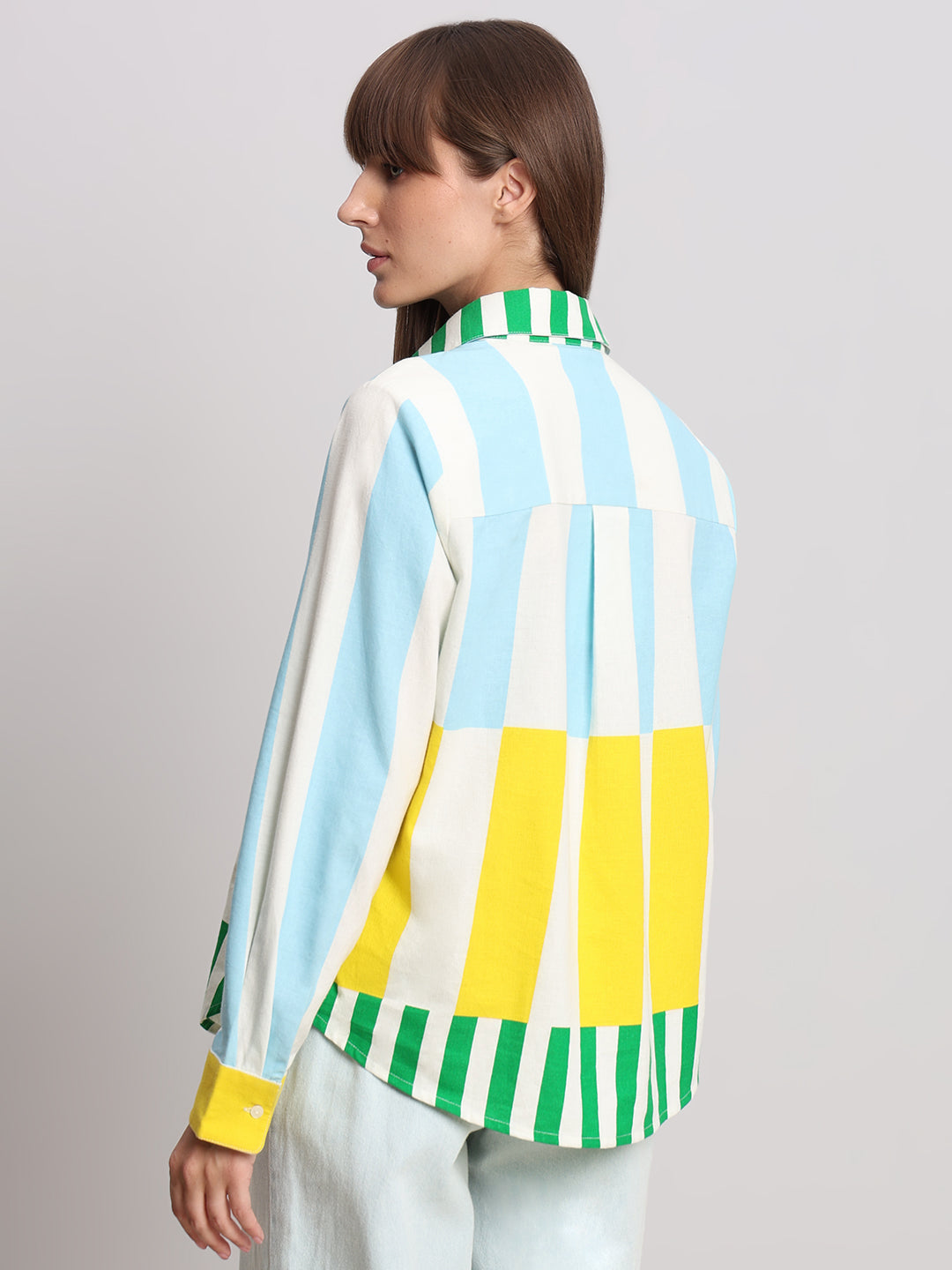 Multi-Colour Printed Cotton Shirt