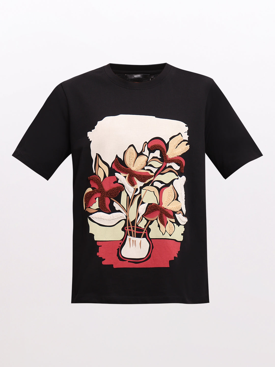 Black Graphic Print T-shirt
