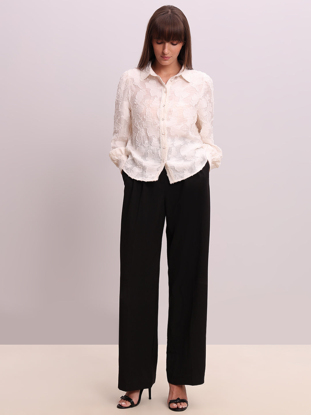Floral Jacquard Shirt