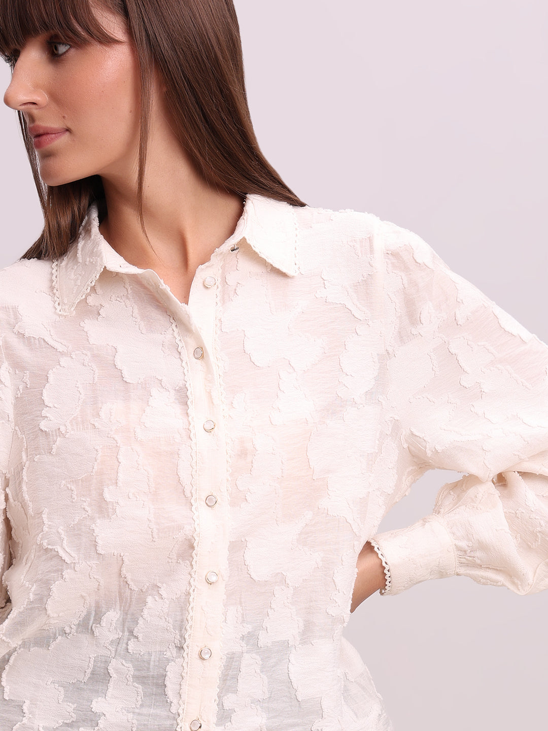 Floral Jacquard Shirt