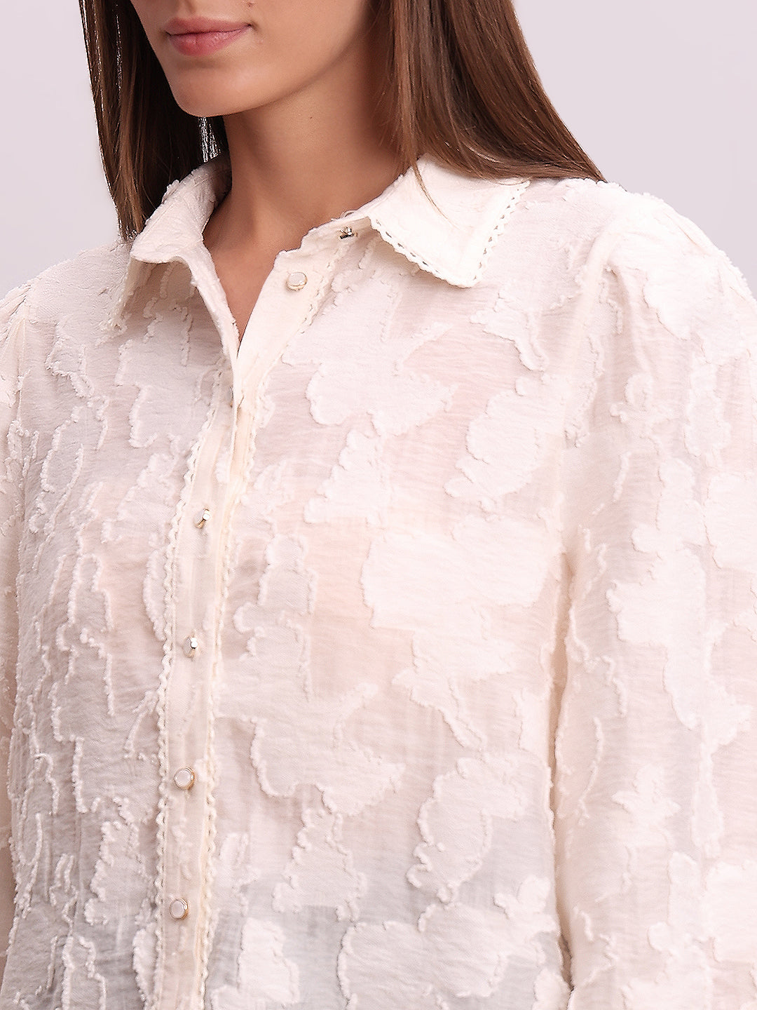 Floral Jacquard Shirt