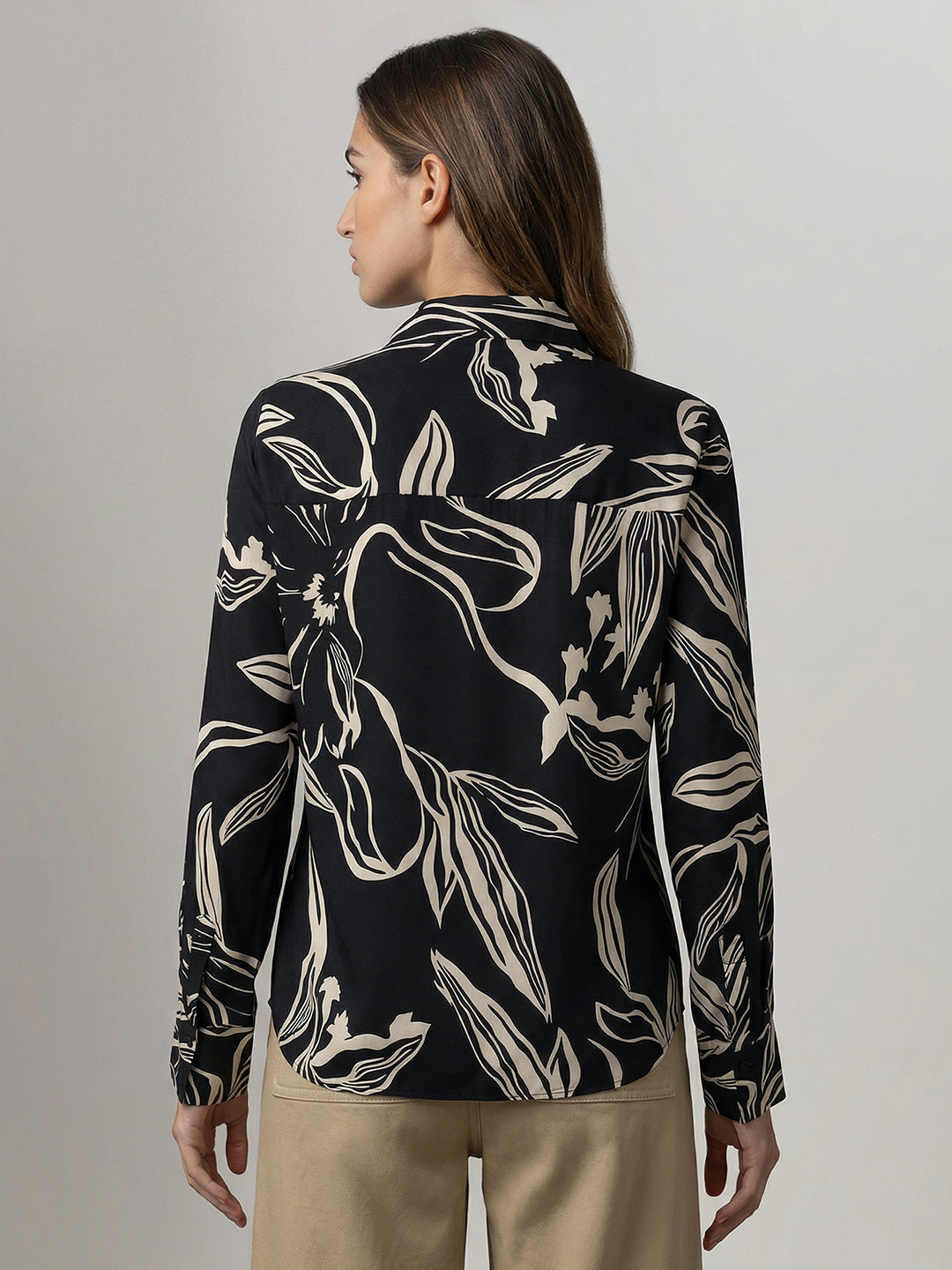 Black Printed Shirt