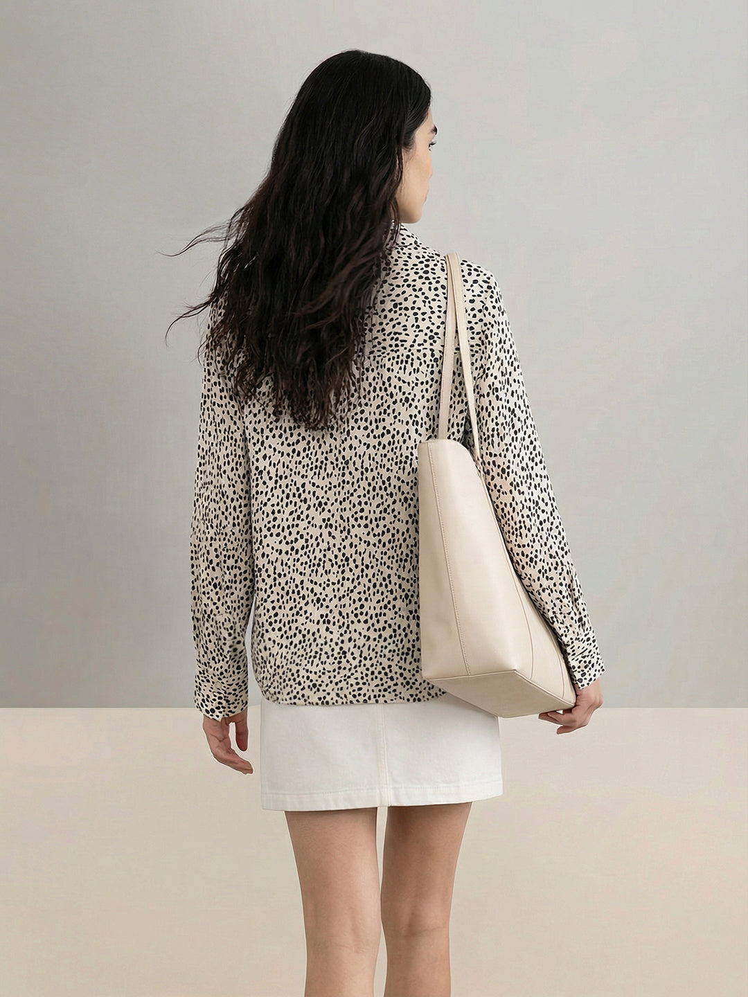 White Printed Shirt