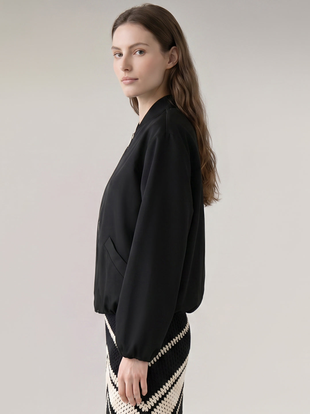 Black Bomber Jacket