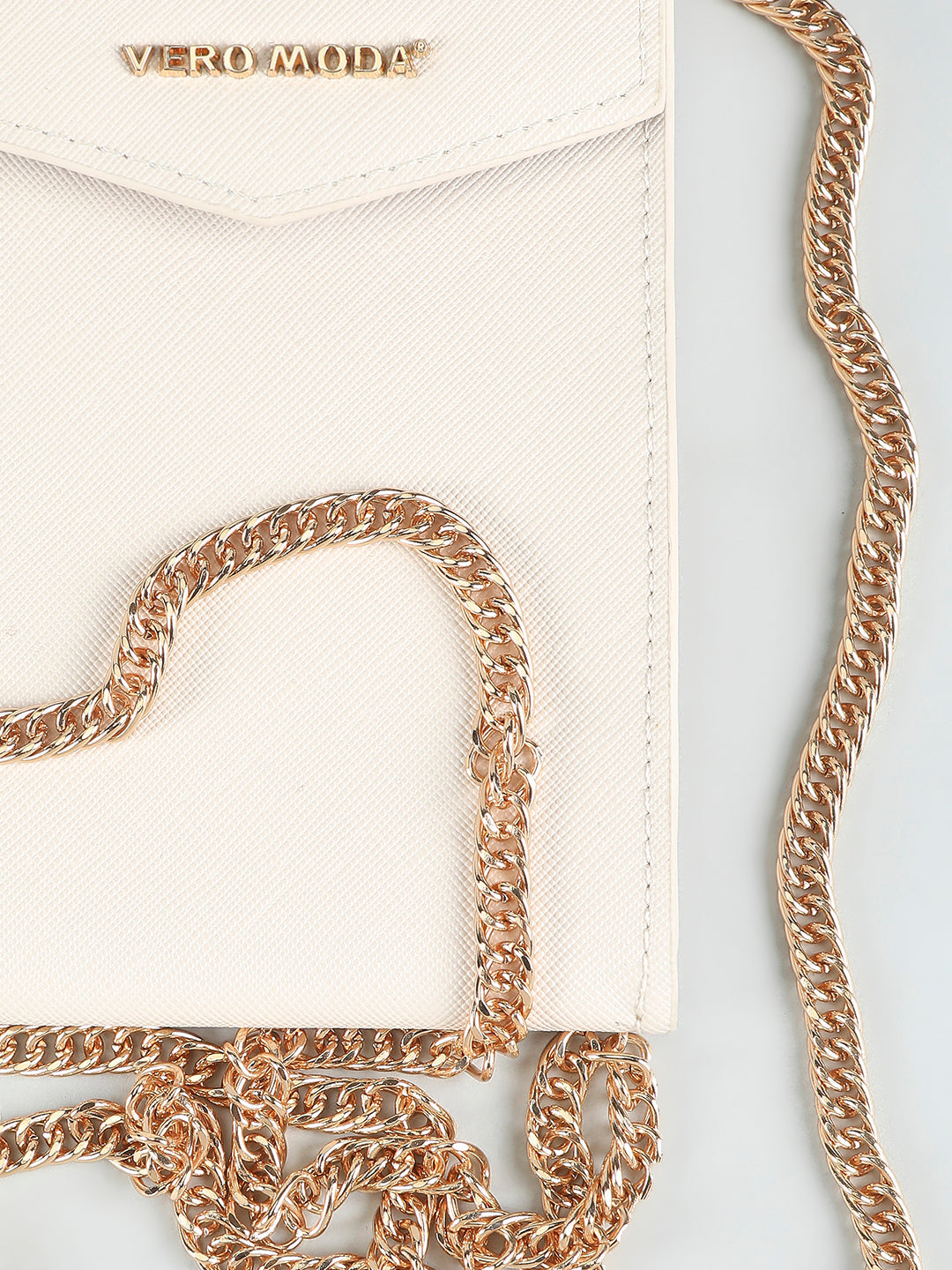 Beige Sleek Mobile Pouch