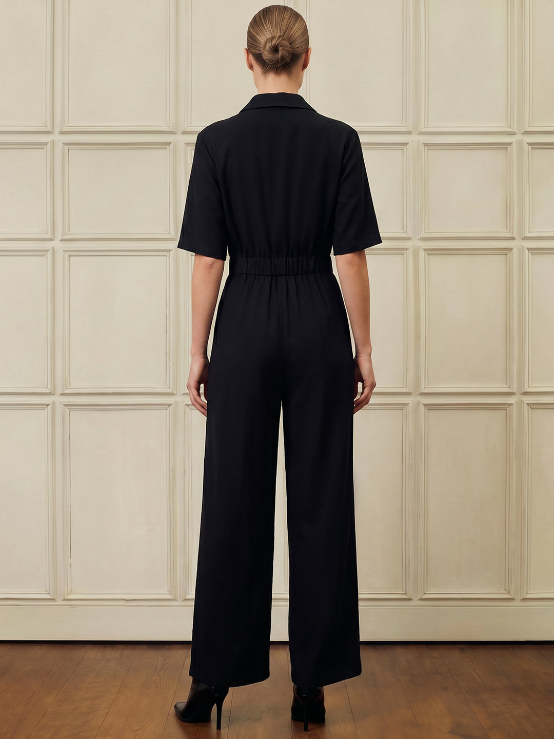 Black Tailored Jumpsuit