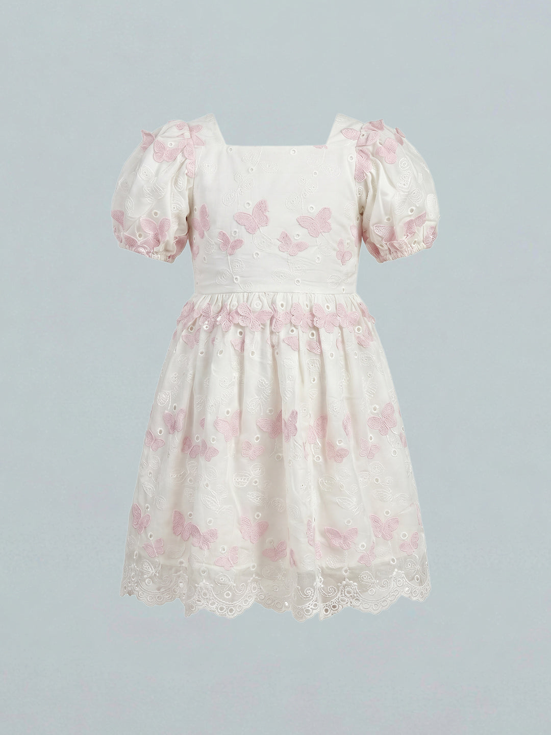 GIRLS Butterfly Embroidered Dress