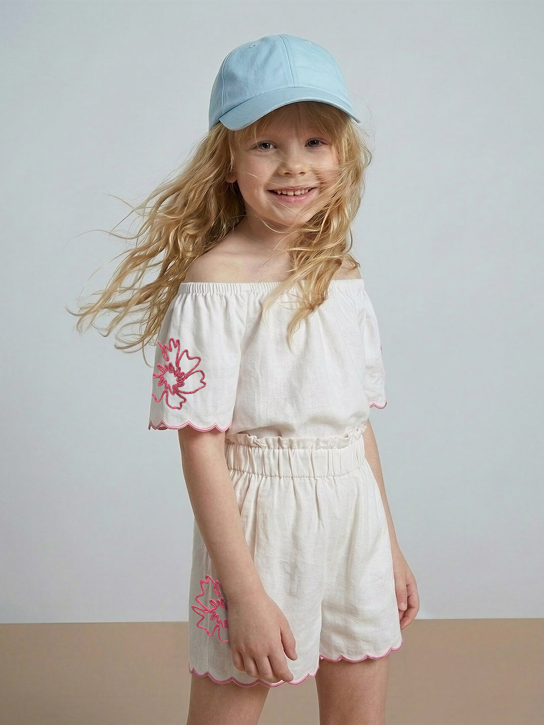 GIRLS Embroidered Shorts