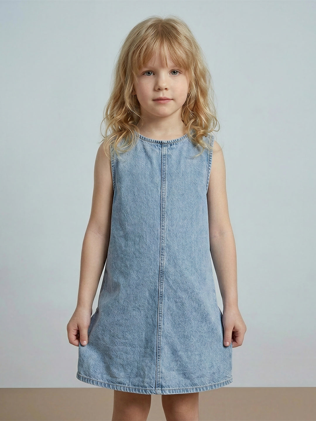 GIRLS Blue Denim Dress