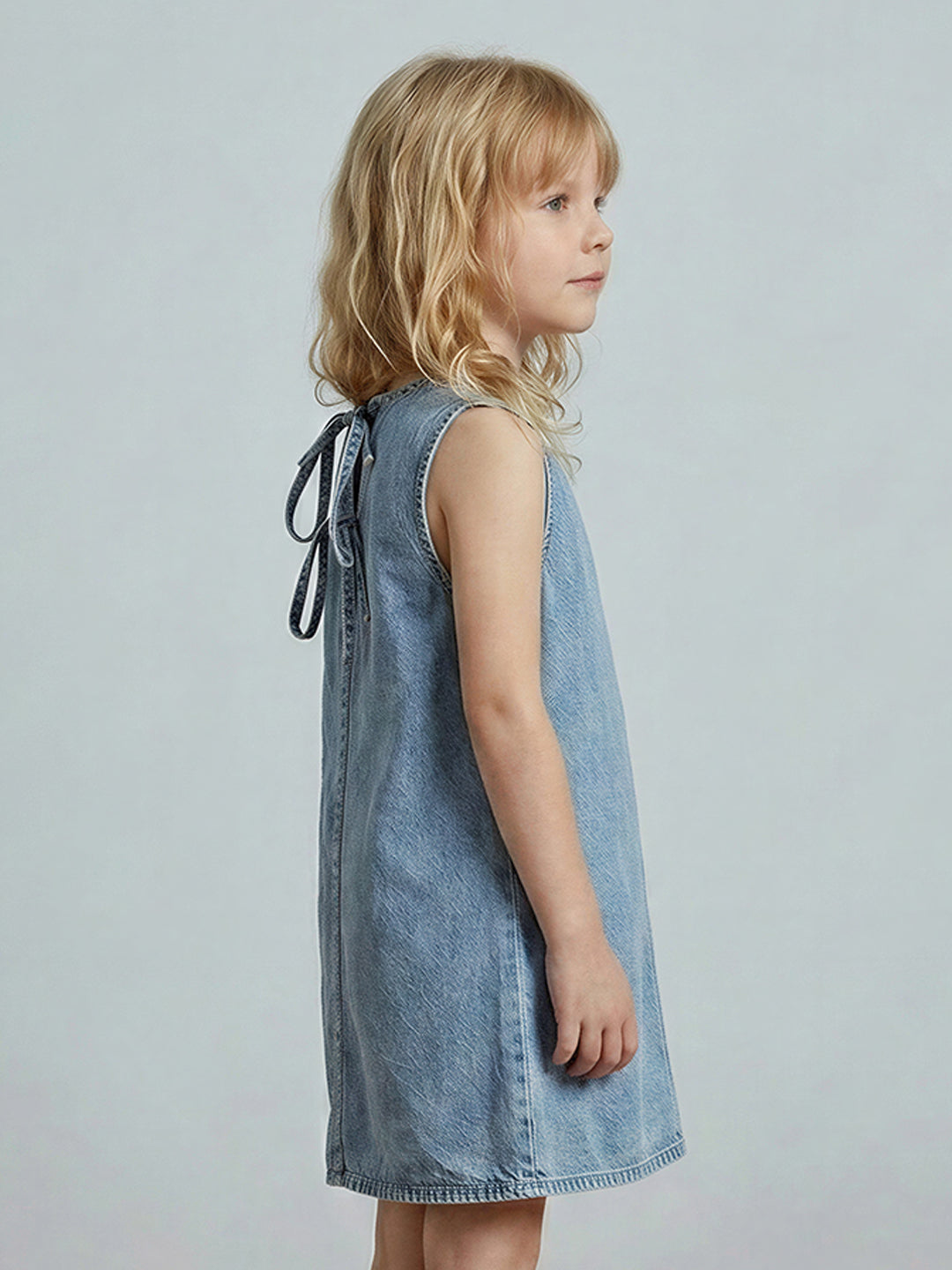 GIRLS Blue Denim Dress