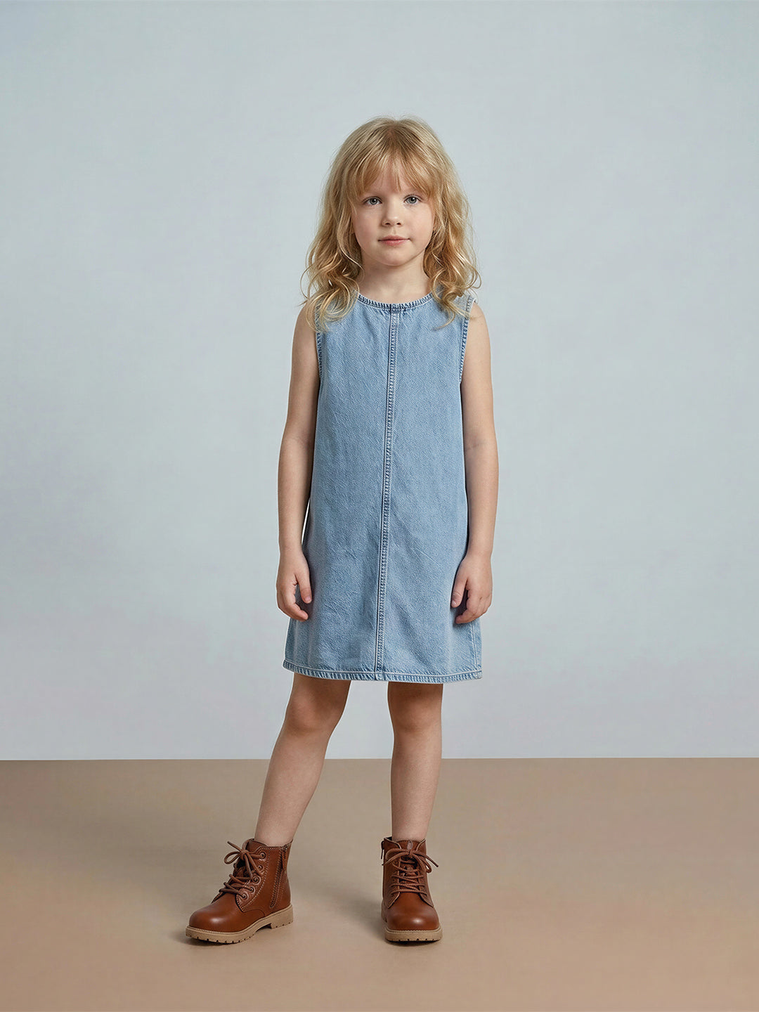 GIRLS Blue Denim Dress