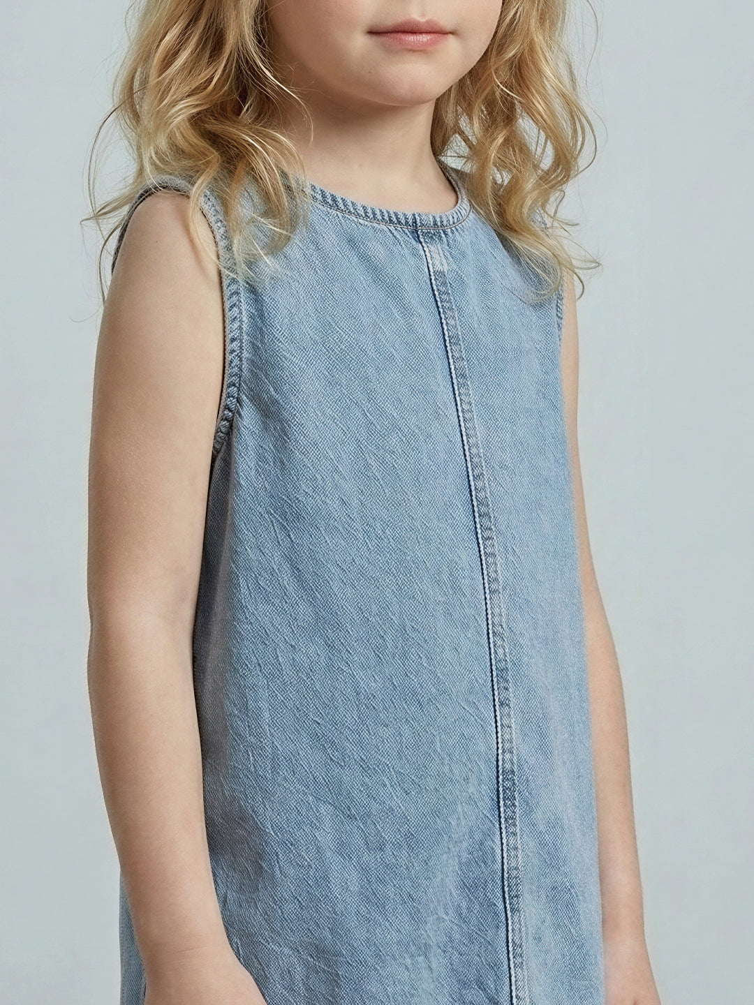 GIRLS Blue Denim Dress