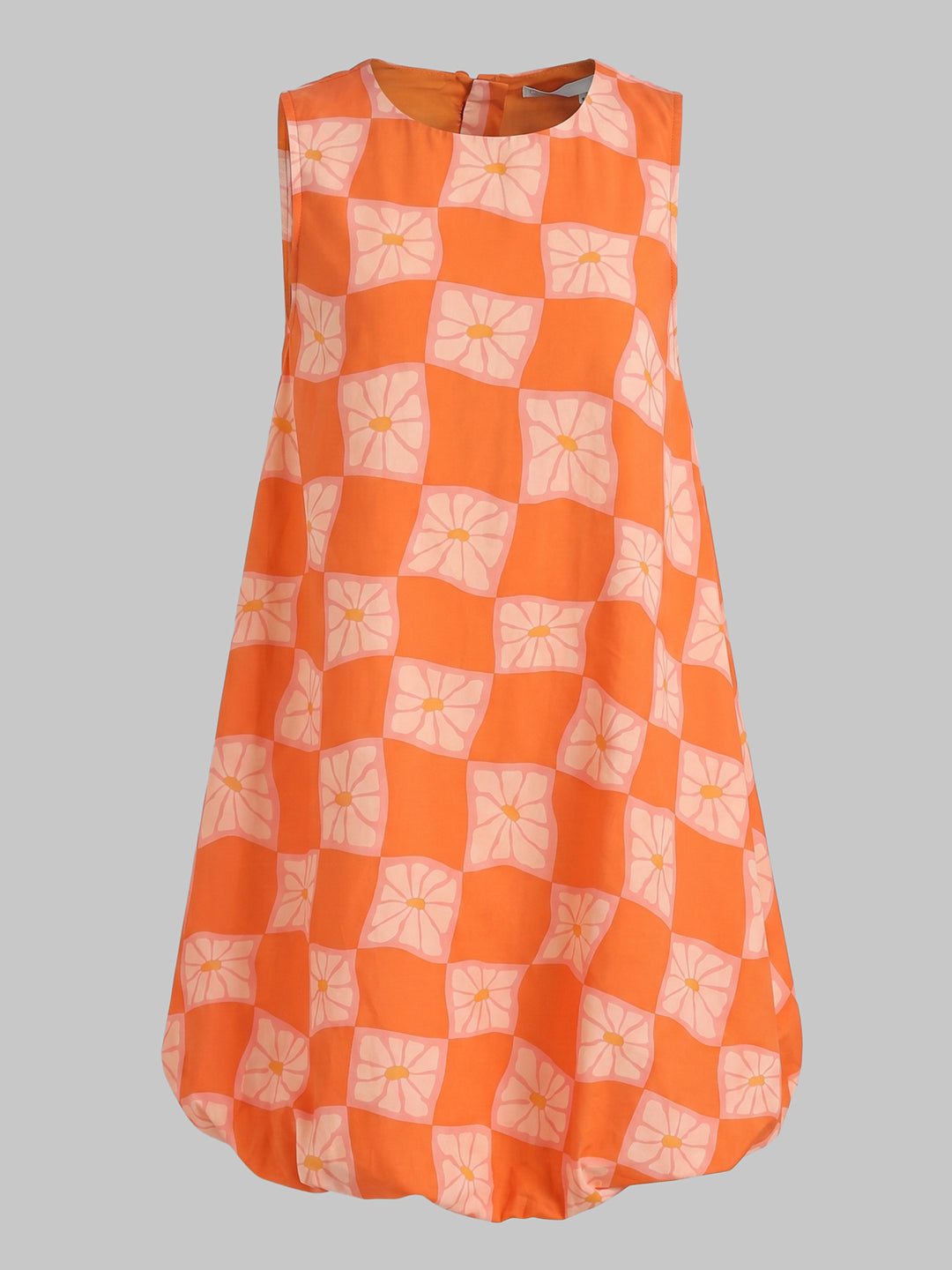 Girls Printed Sleeveless Dress