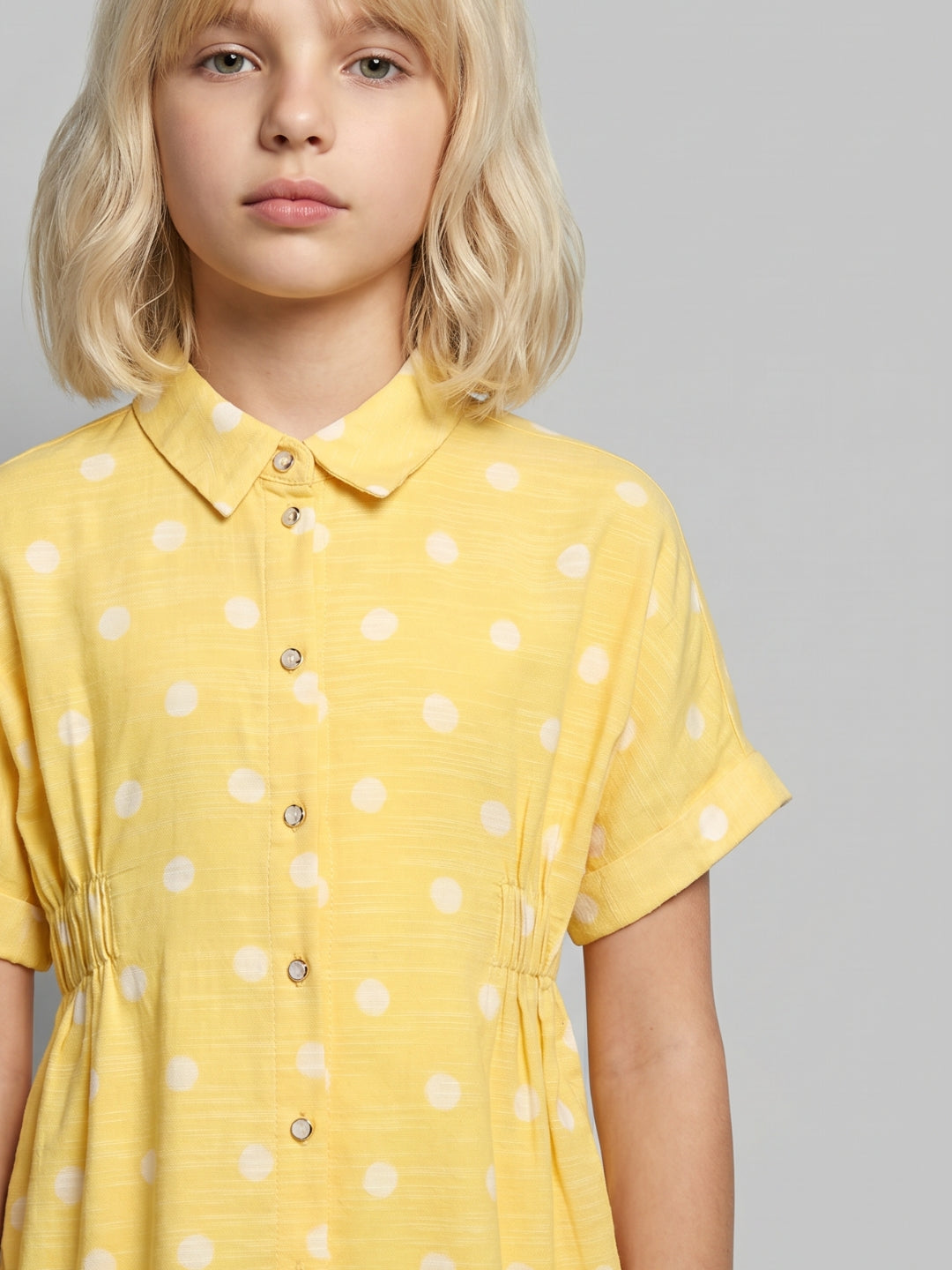 GIRLS Polka Dot Shirt Dress