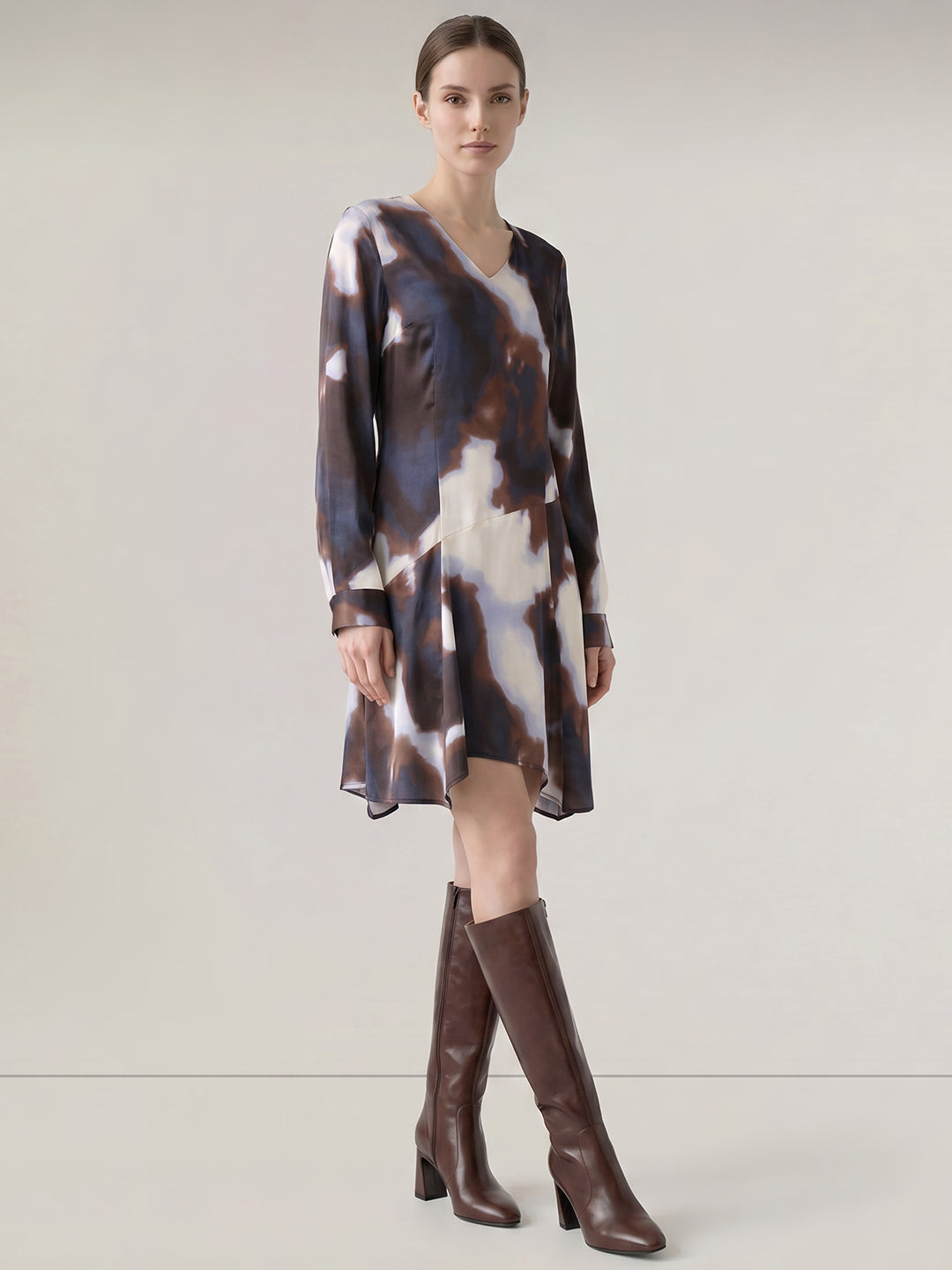 Printed Mini Dress