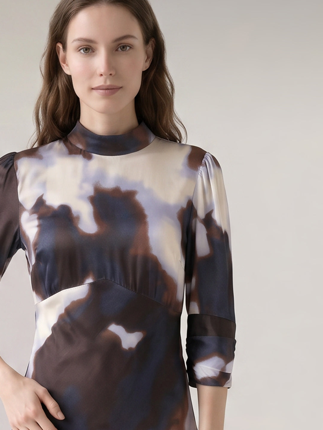 Printed Ankle Length Dress