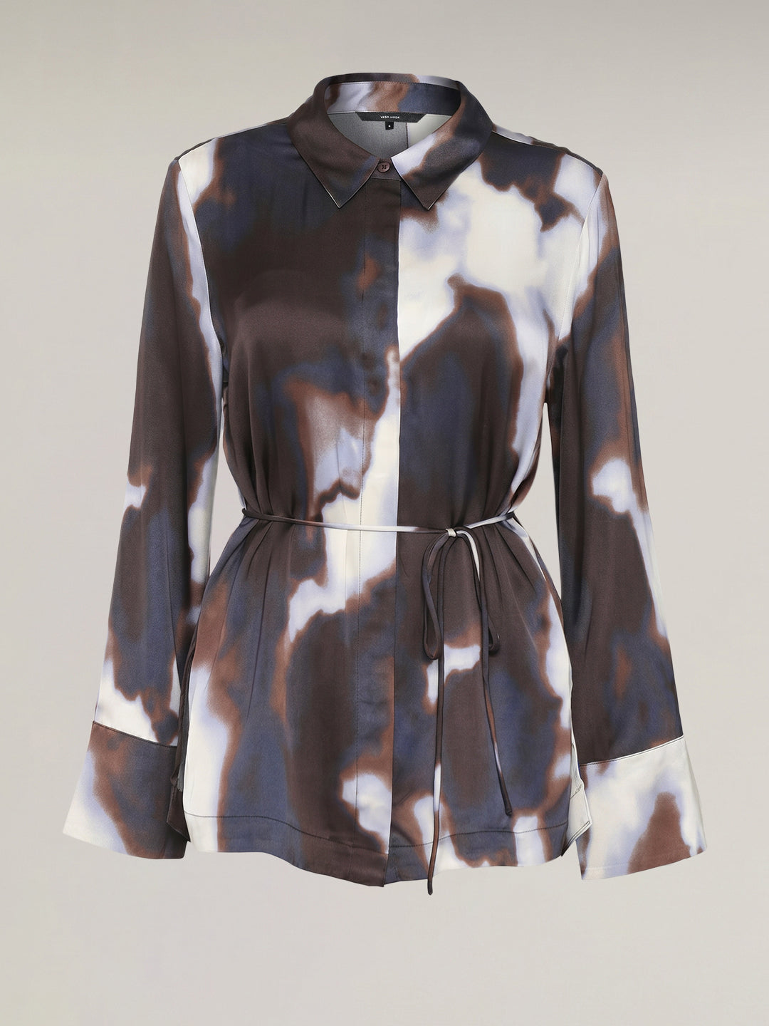 Brown Printed Shirt