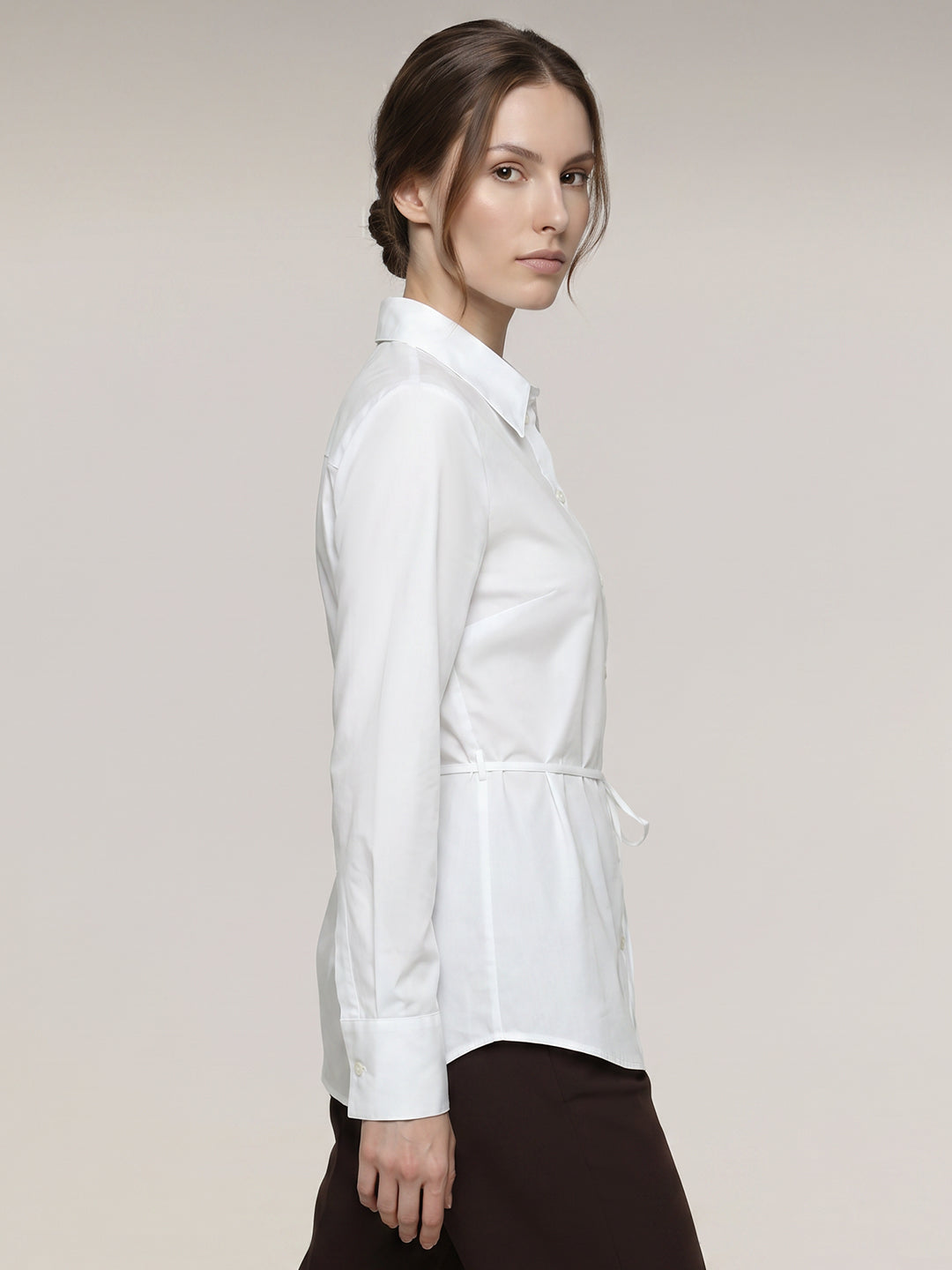 White Striped Shirt