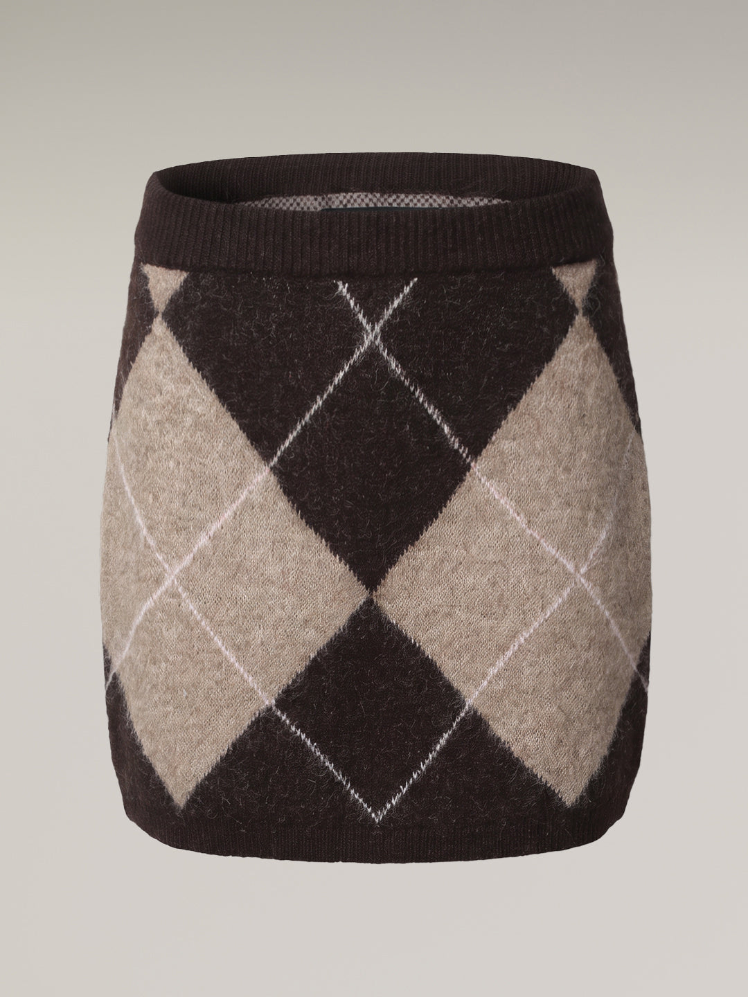 Printed Short Knitted Skirt