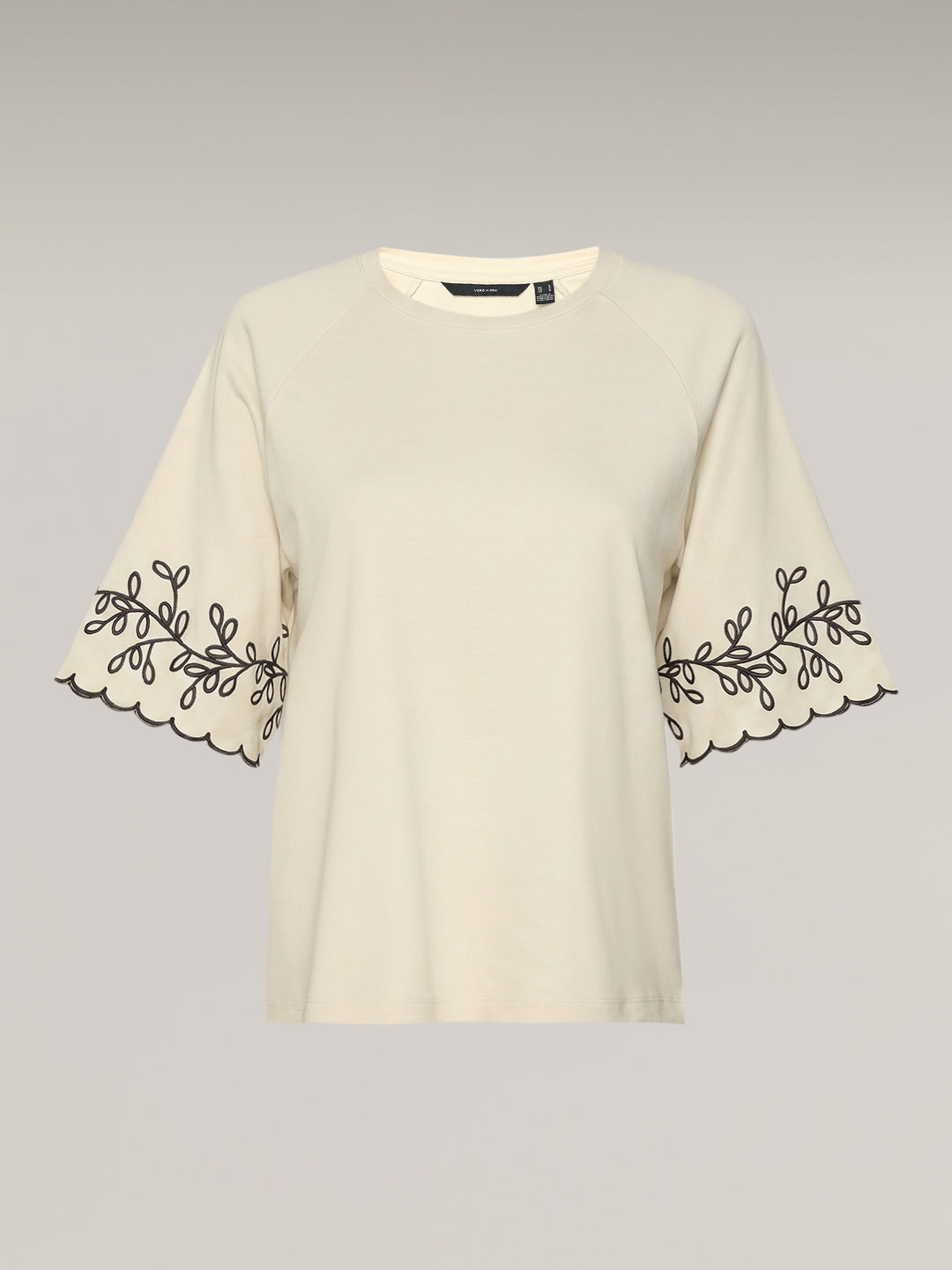 Dark Brown O-Neck Top