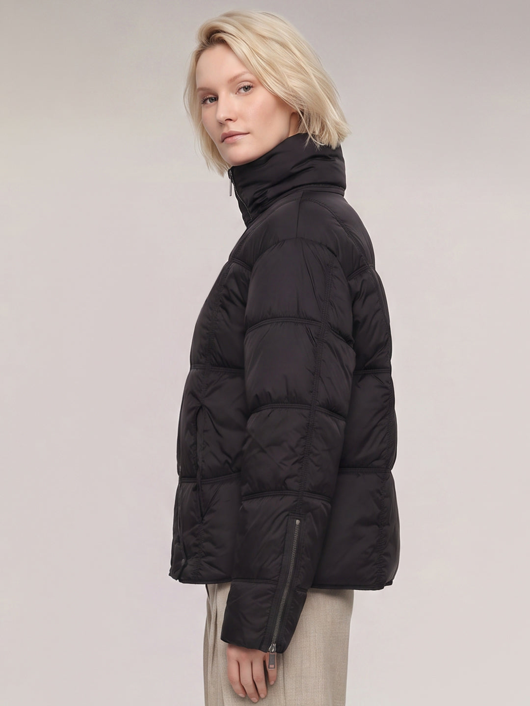 High Neck Puffer Jacket