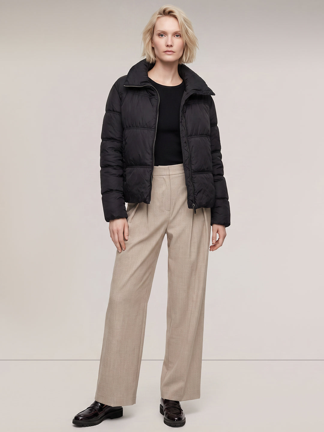 High Neck Puffer Jacket