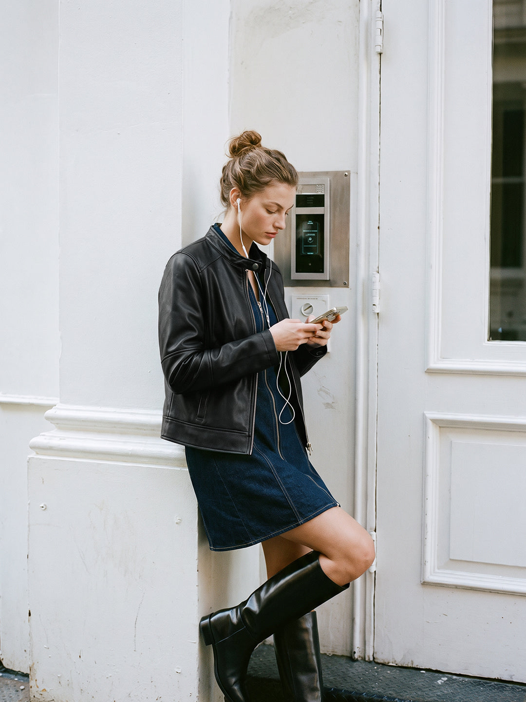 Black Biker Jacket