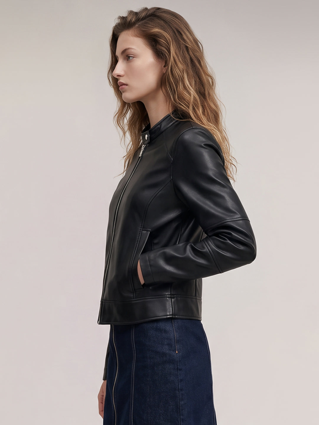 Black Biker Jacket