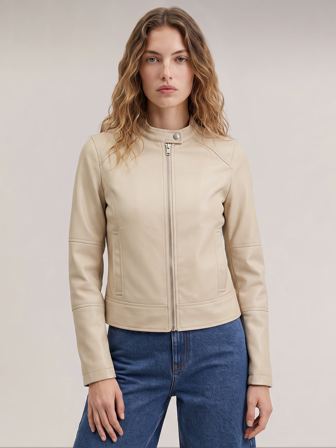 Beige Short Jacket