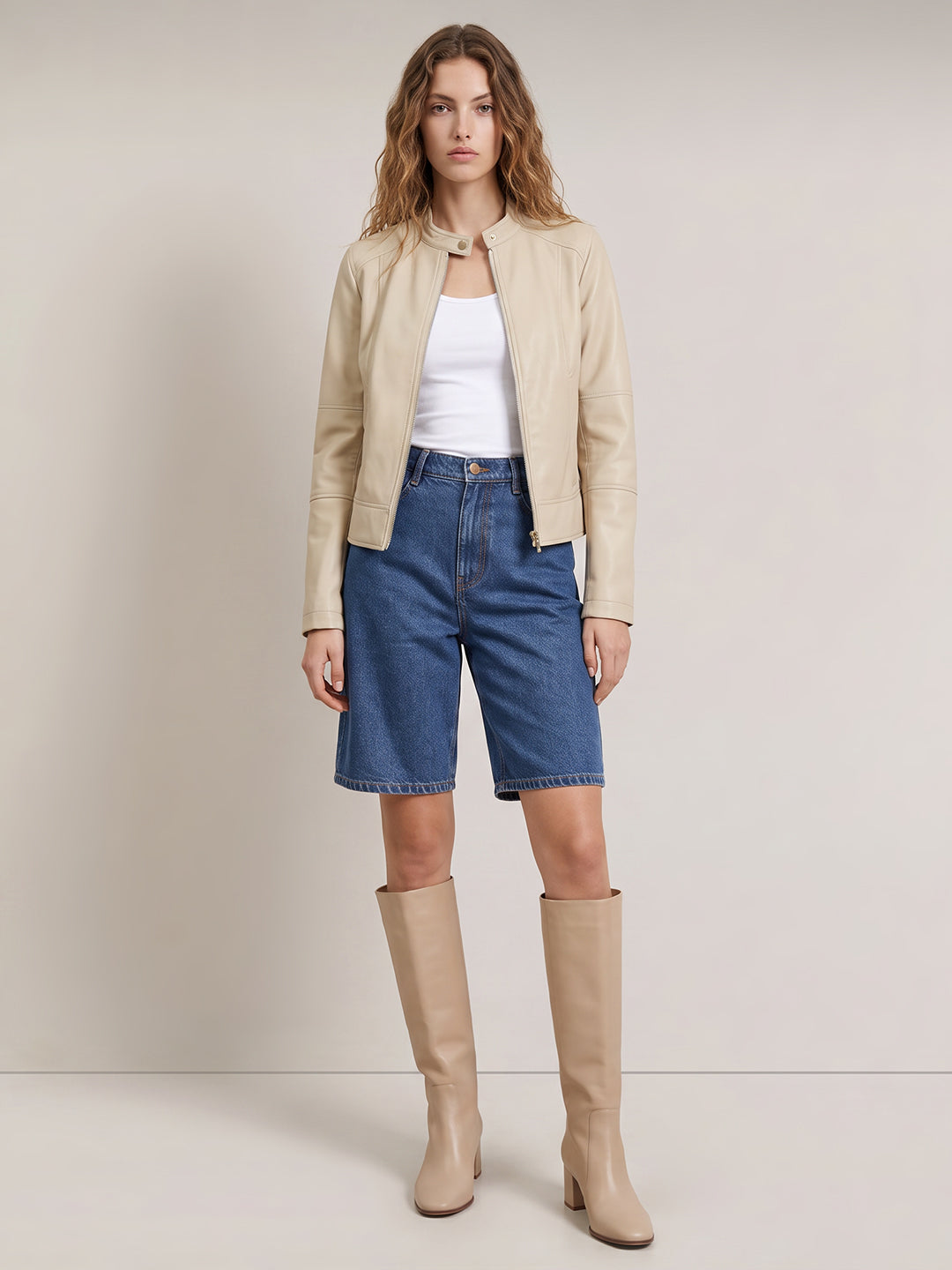 Beige Short Jacket