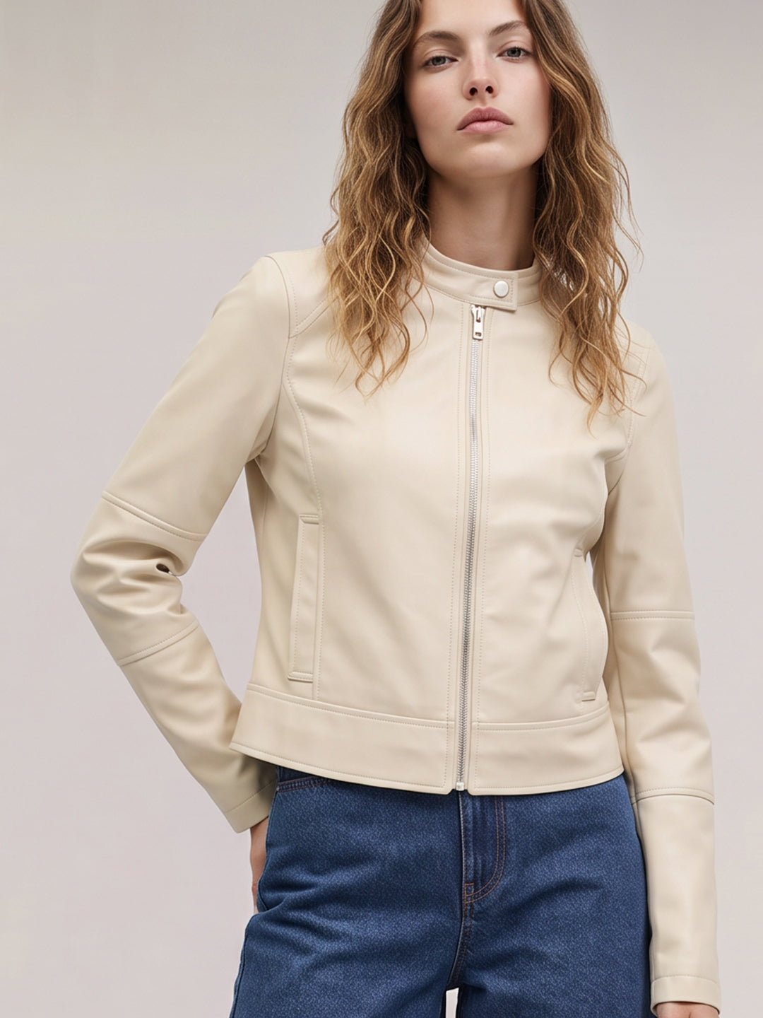 Beige Short Jacket