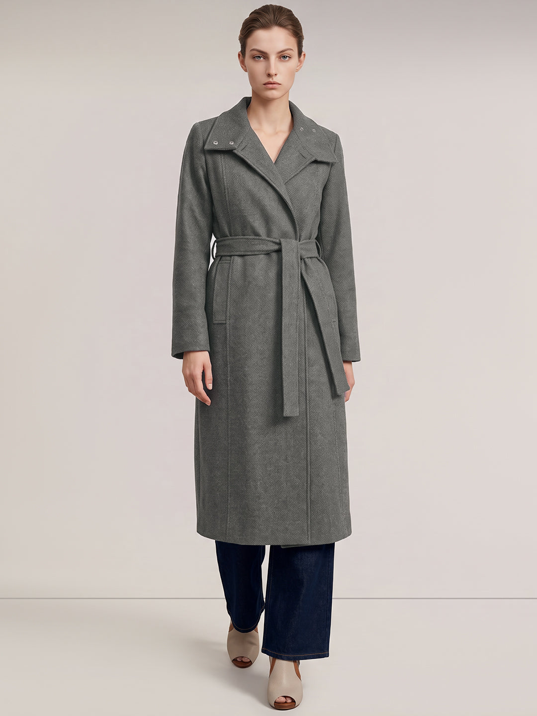 Olive Green Long Coat