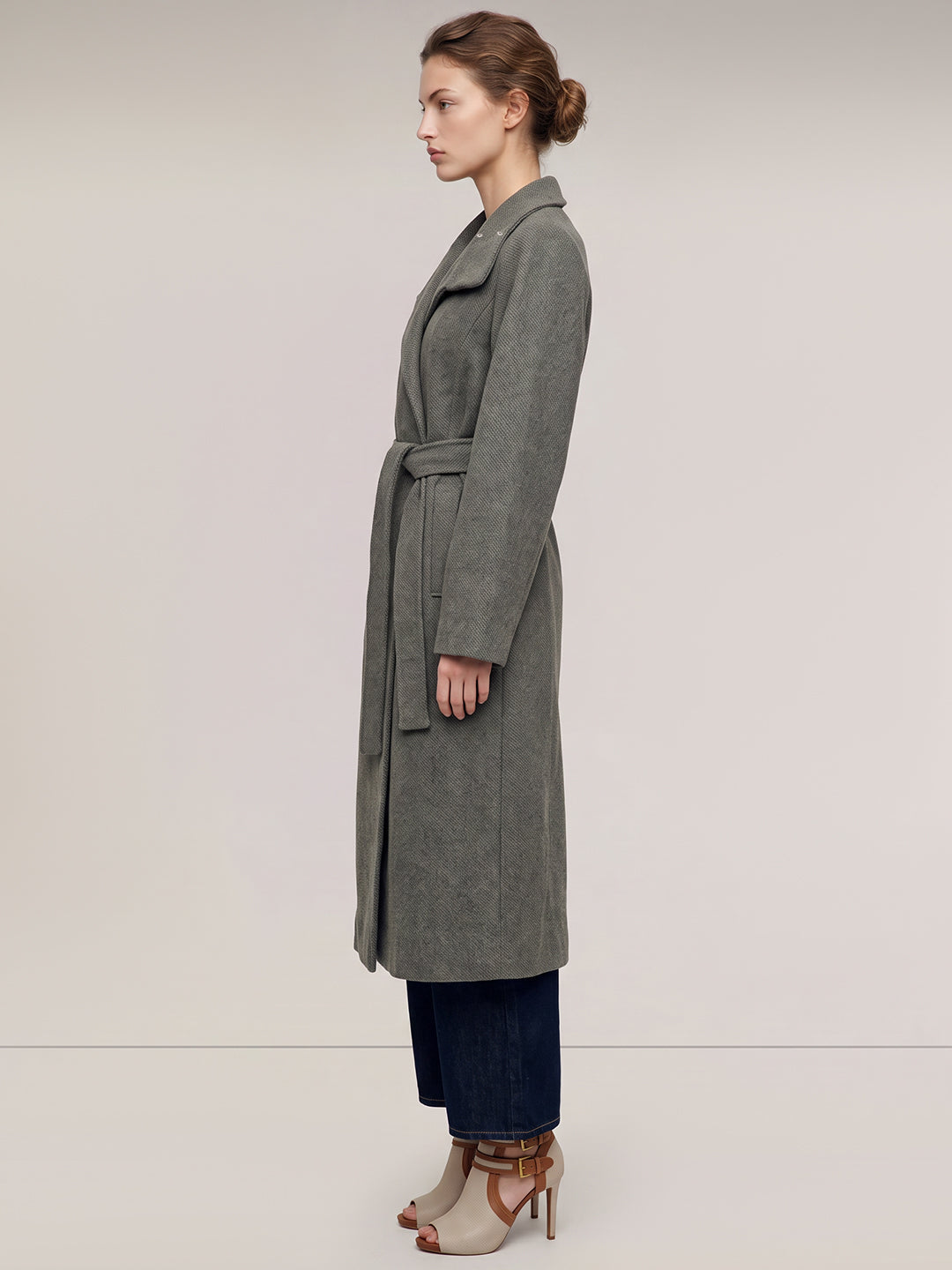 Olive Green Long Coat