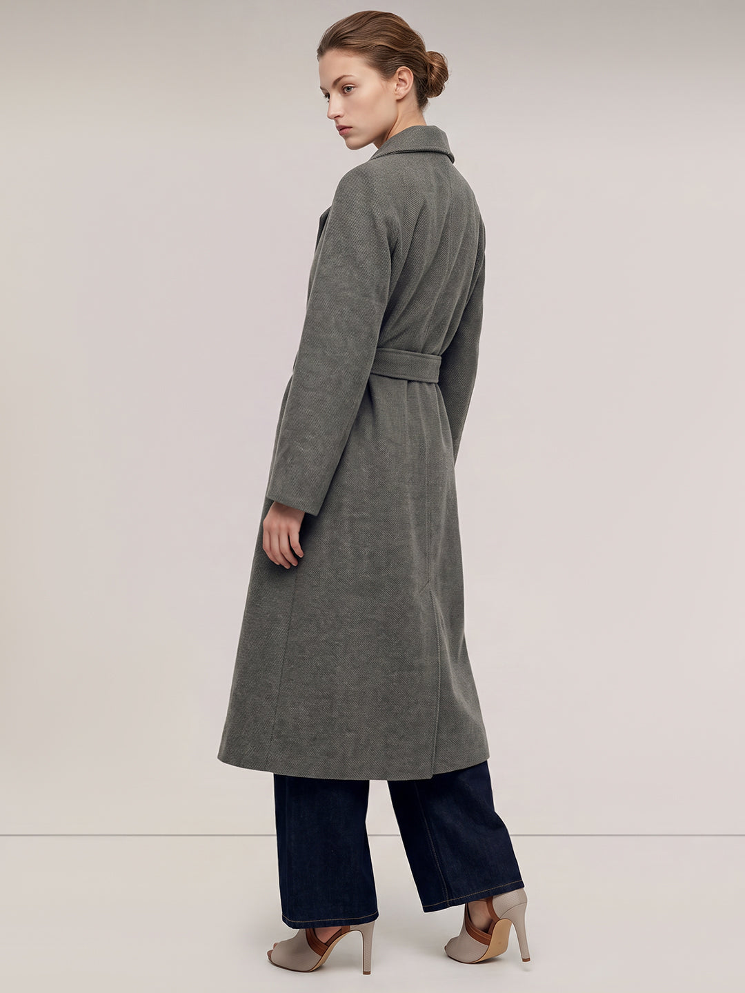 Olive Green Long Coat